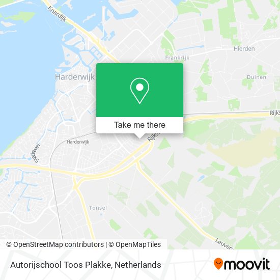 Autorijschool Toos Plakke map