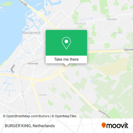 BURGER KING map