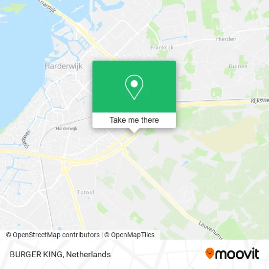 BURGER KING map