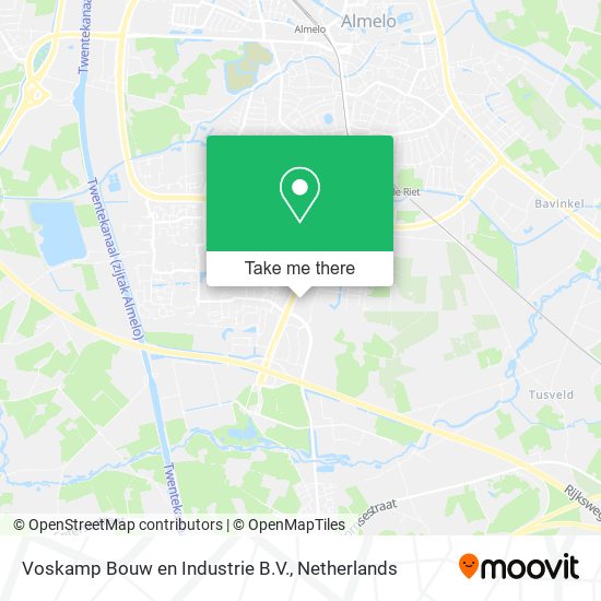 Voskamp Bouw en Industrie B.V. Karte