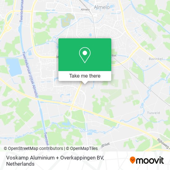 Voskamp Aluminium + Overkappingen BV Karte