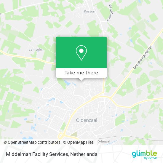 Middelman Facility Services map