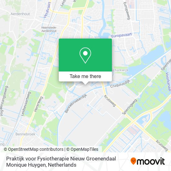 Praktijk voor Fysiotherapie Nieuw Groenendaal Monique Huygen map