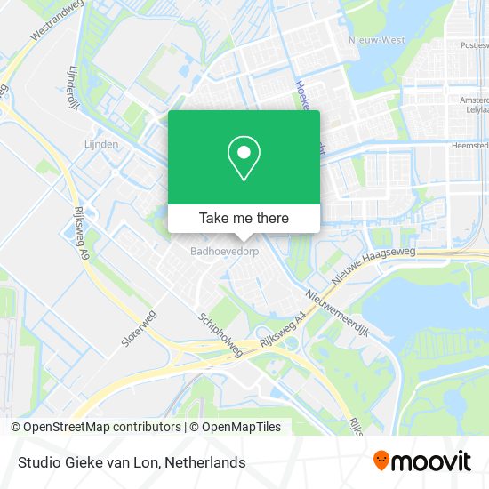 Studio Gieke van Lon map