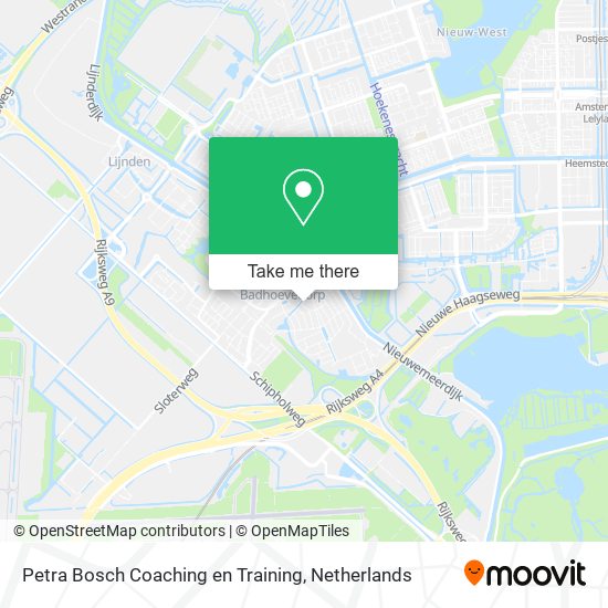 Petra Bosch Coaching en Training map