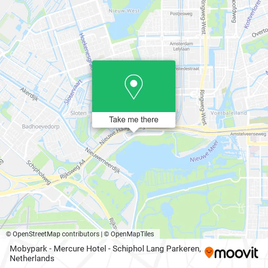 Mobypark - Mercure Hotel - Schiphol Lang Parkeren map
