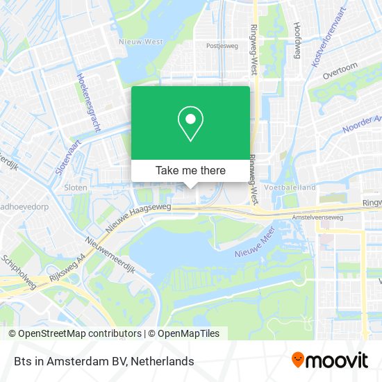 Bts in Amsterdam BV map