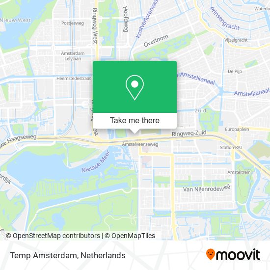 Temp Amsterdam map