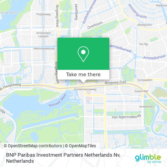 BNP Paribas Investment Partners Netherlands Nv map