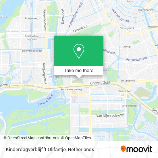 Kinderdagverblijf 't Olifantje Karte