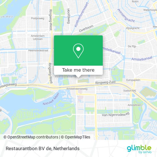 Restaurantbon BV de map