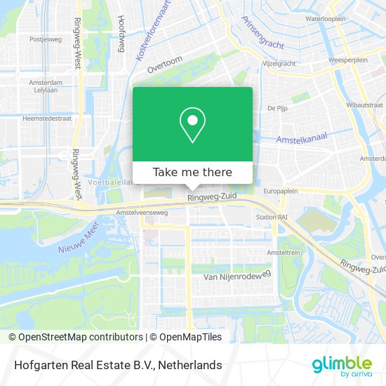 Hofgarten Real Estate B.V. map