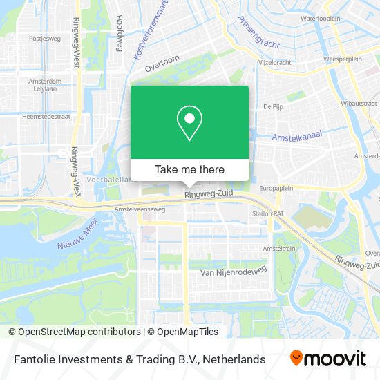 Fantolie Investments & Trading B.V. map