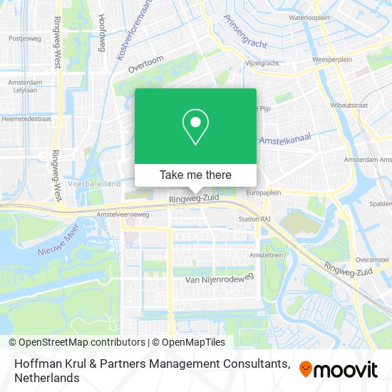 Hoffman Krul & Partners Management Consultants map