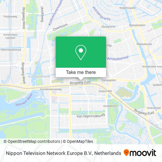 Nippon Television Network Europe B.V. map