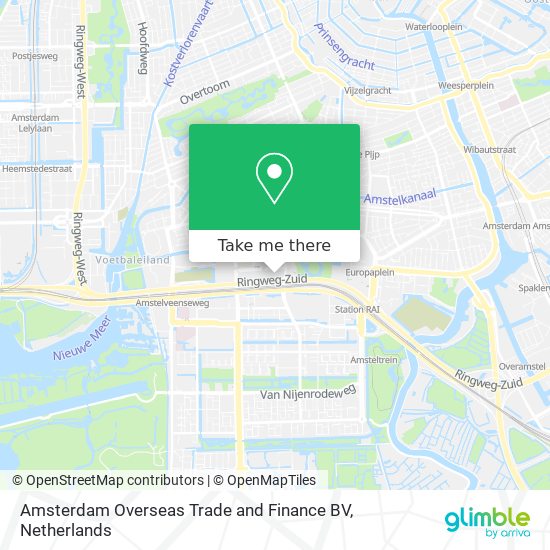 Amsterdam Overseas Trade and Finance BV map