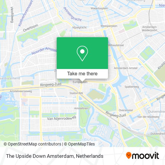 The Upside Down Amsterdam Karte
