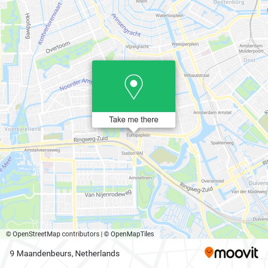 9 Maandenbeurs map