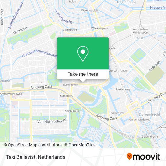 Taxi Bellavist map