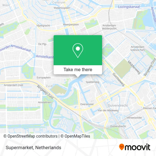 Supermarkt map