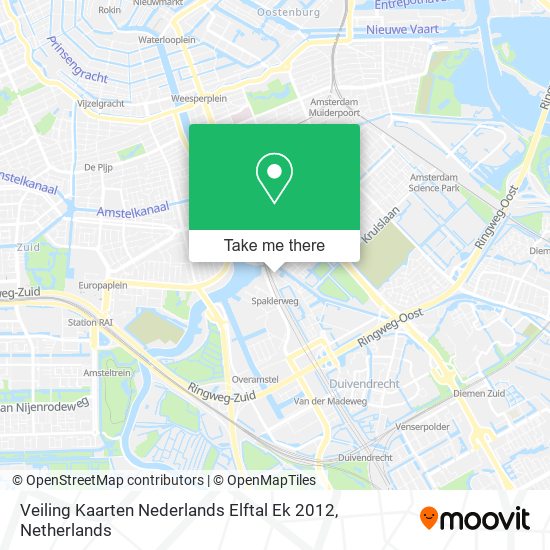 Veiling Kaarten Nederlands Elftal Ek 2012 map