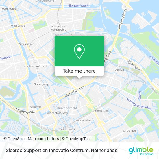 Siceroo Support en Innovatie Centrum Karte