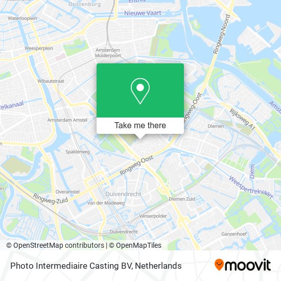 Photo Intermediaire Casting BV map