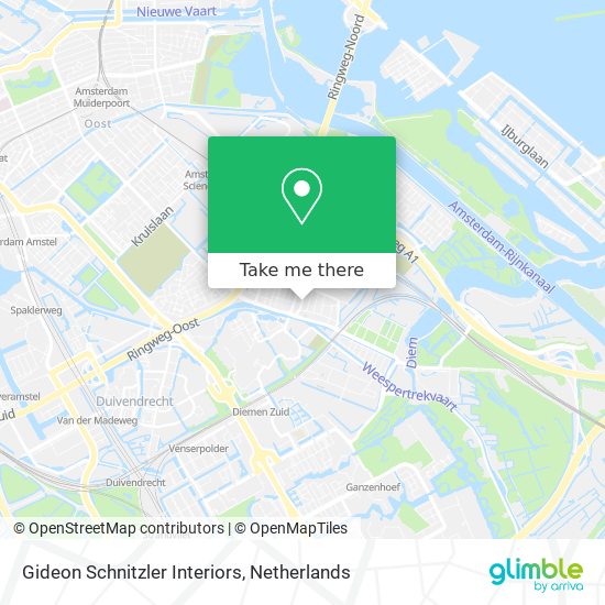 Gideon Schnitzler Interiors map