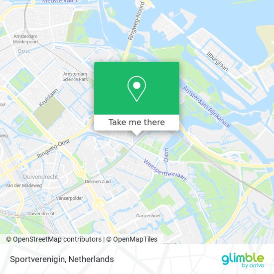 Sportverenigin map