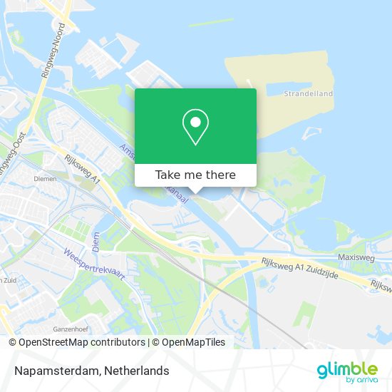 Napamsterdam map