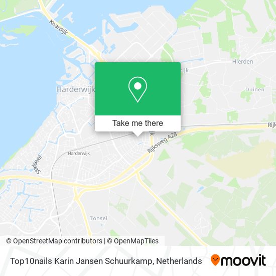 Top10nails Karin Jansen Schuurkamp map