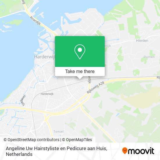 Angeline Uw Hairstyliste en Pedicure aan Huis map