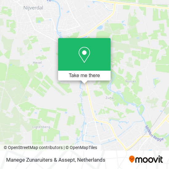 Manege Zunaruiters & Assept map