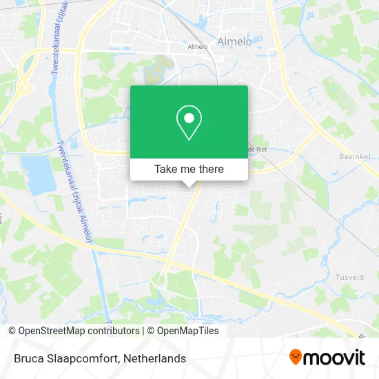 Bruca Slaapcomfort map