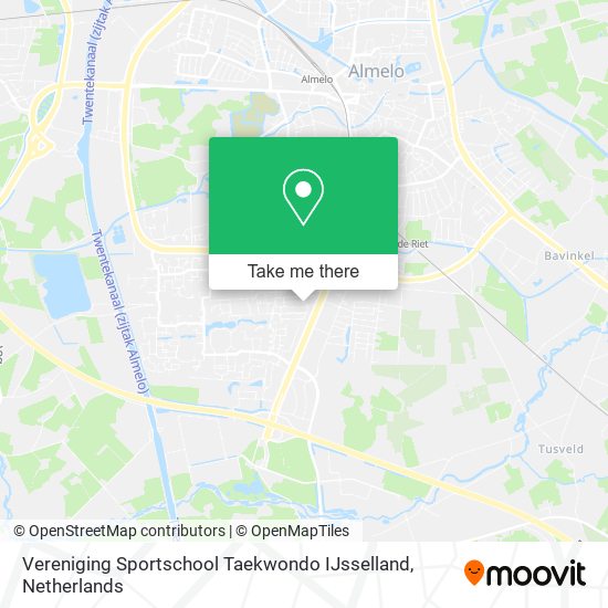 Vereniging Sportschool Taekwondo IJsselland map