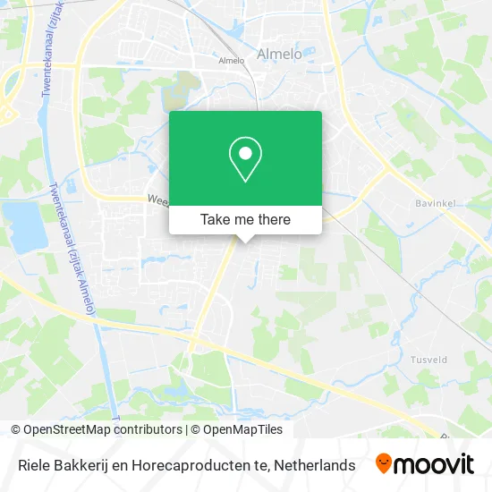 Riele Bakkerij en Horecaproducten te map