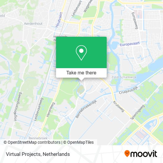 Virtual Projects map