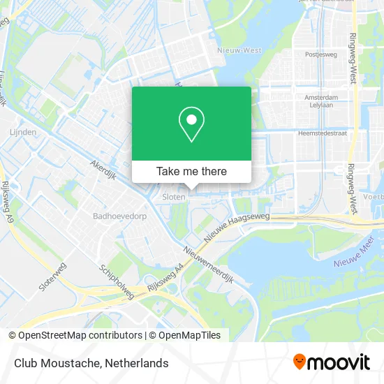 Club Moustache map