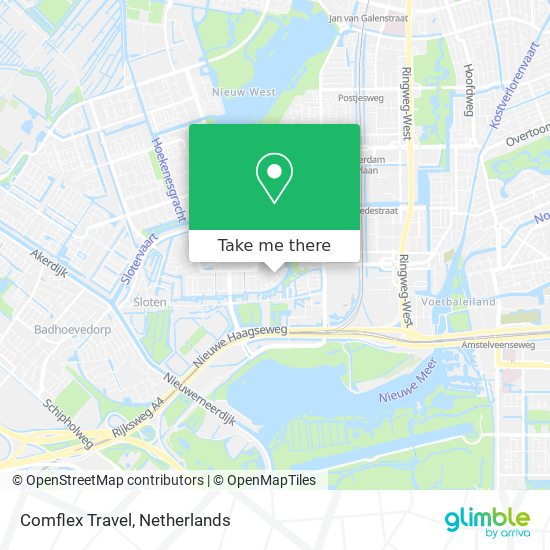 Comflex Travel map