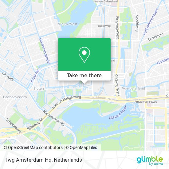 Iwg Amsterdam Hq map