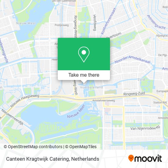 Canteen Kragtwijk Catering map