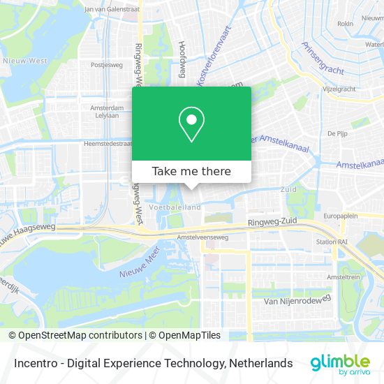 Incentro - Digital Experience Technology map