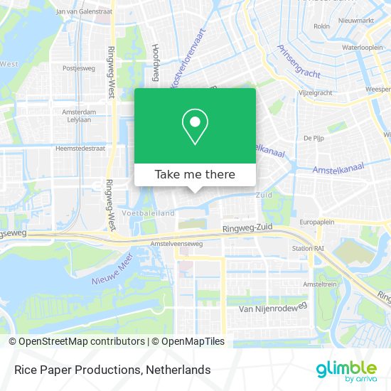 Rice Paper Productions map