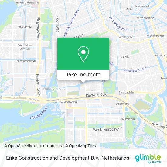 Enka Construction and Development B.V. Karte