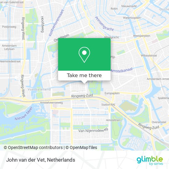 John van der Vet map