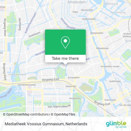 Mediatheek Vossius Gymnasium map