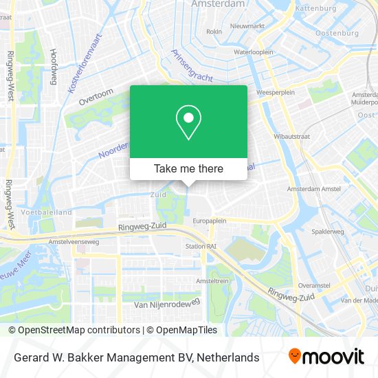 Gerard W. Bakker Management BV Karte