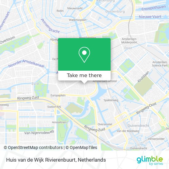 Huis van de Wijk Rivierenbuurt map