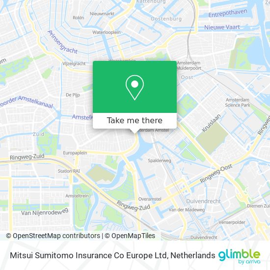 Mitsui Sumitomo Insurance Co Europe Ltd map