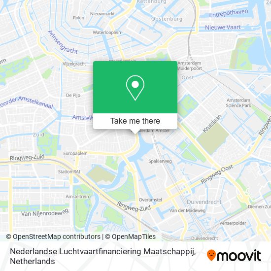 Nederlandse Luchtvaartfinanciering Maatschappij map